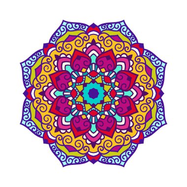Vektör mandala süsleme
