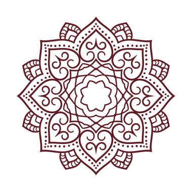 Vektör mandala süsleme