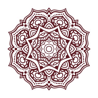 Vektör mandala süsleme