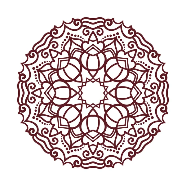 Vektör mandala süsleme