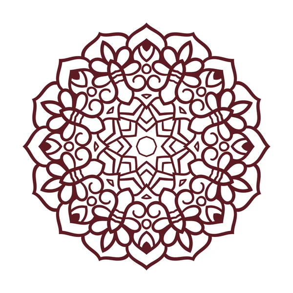 Vektormandala-Ornament — Stockvektor