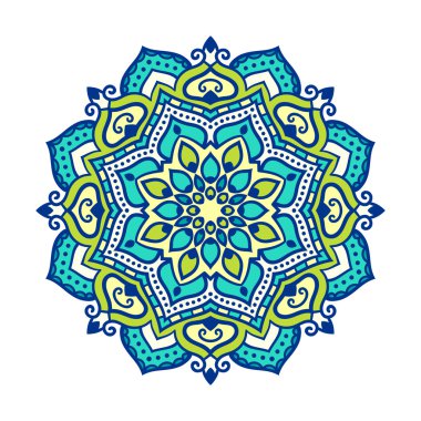 Vektör mandala süsleme