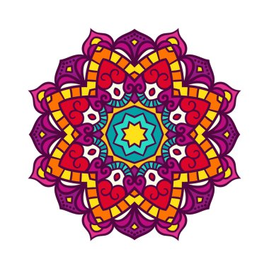 Vektör mandala süsleme