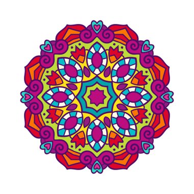 Vektör mandala süsleme