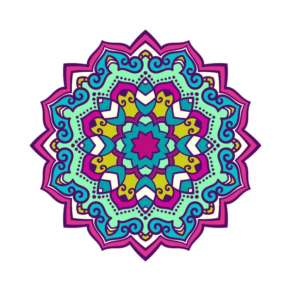 Adorno vectorial mandala — Vector de stock