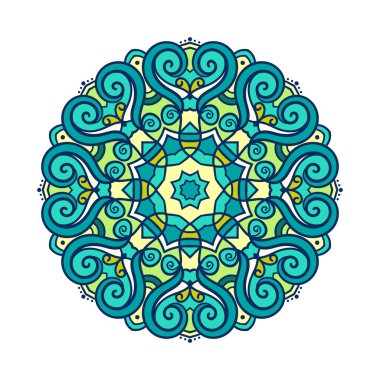 Vektör mandala süsleme