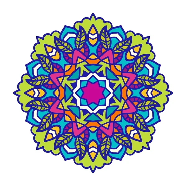 Adorno vectorial mandala — Vector de stock