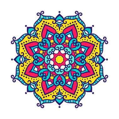Vektör mandala süsleme