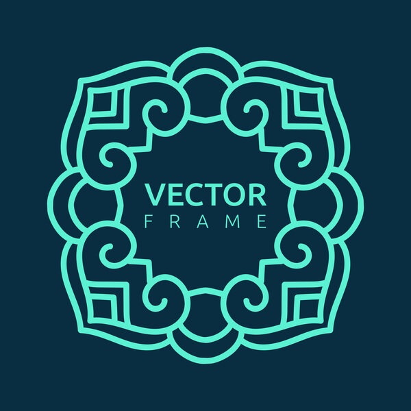 Векторная монограмма
