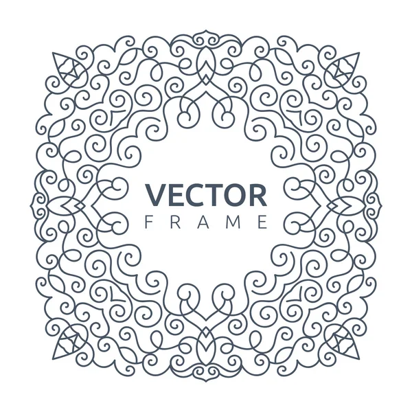 Illustrazione monogramma vettoriale — Vettoriale Stock