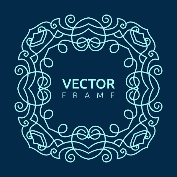 Векторная монограмма
