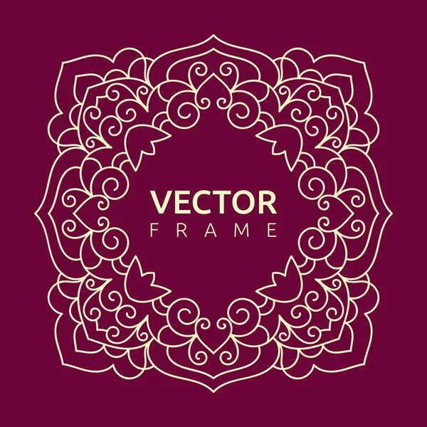 Vektormonogramm-Illustration — Stockvektor