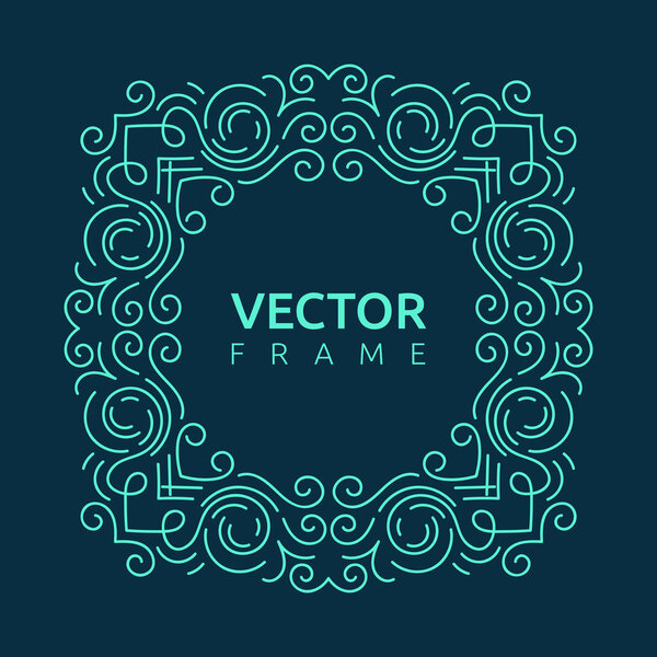 Векторная монограмма
