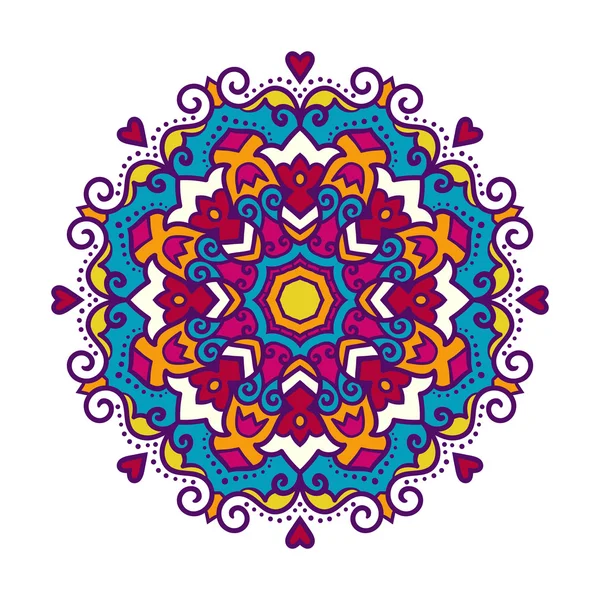 Adorno vectorial mandala — Vector de stock