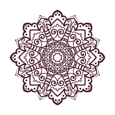 Vektör mandala süsleme.