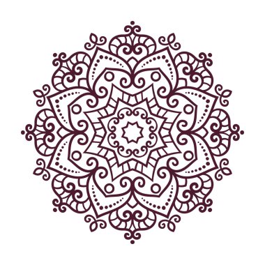Vektör mandala süsleme.