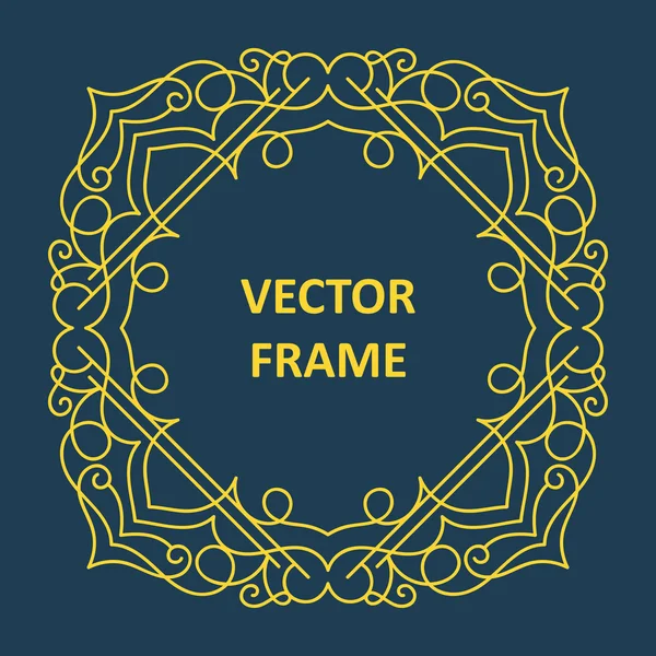 Vintage frame voor uw tekst — Stockvector