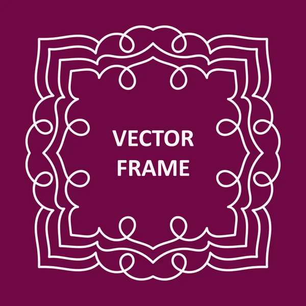 Vintage frame voor uw tekst — Stockvector