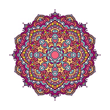 Vektör mandala süsleme