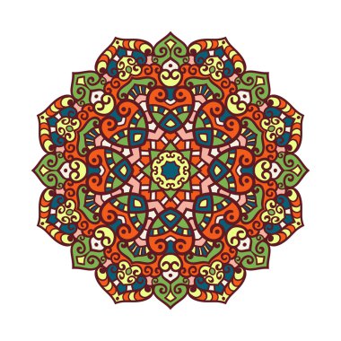 Vektör mandala süsleme