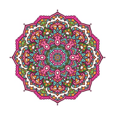 Vektör mandala süsleme