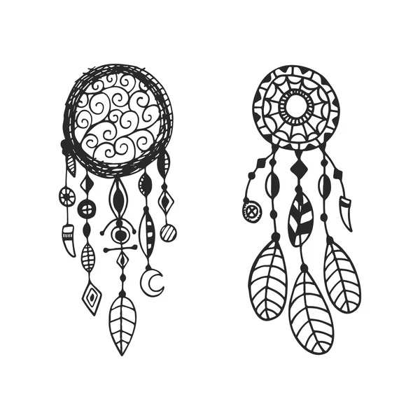 Tribal vector dream catcher — Stockvector