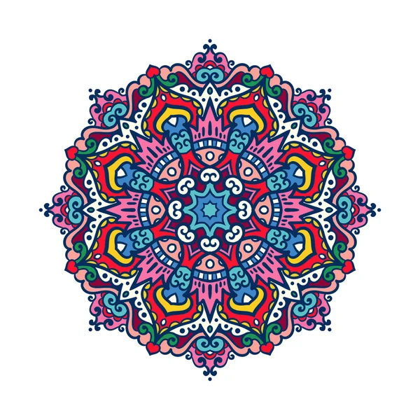 Adorno vectorial mandala — Vector de stock