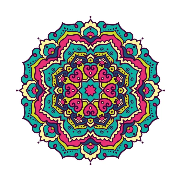 Adorno vectorial mandala — Vector de stock