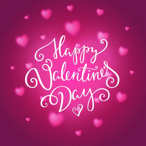 Šťastný Valentýn přání — Stockový vektor
