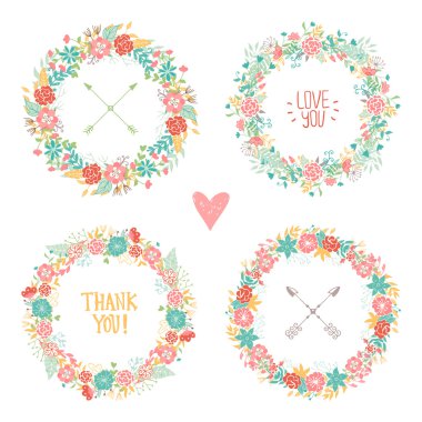 Düğün vintage öğeler koleksiyonu