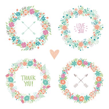 Düğün vintage öğeler koleksiyonu