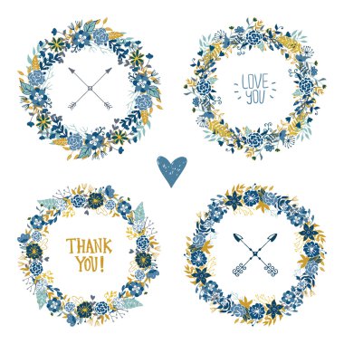 Düğün vintage öğeler koleksiyonu