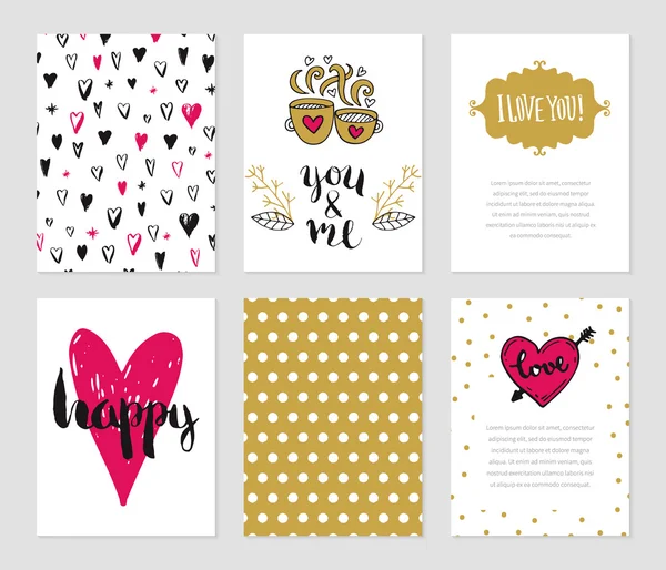 Valentines day and romantic collection — Stockvector