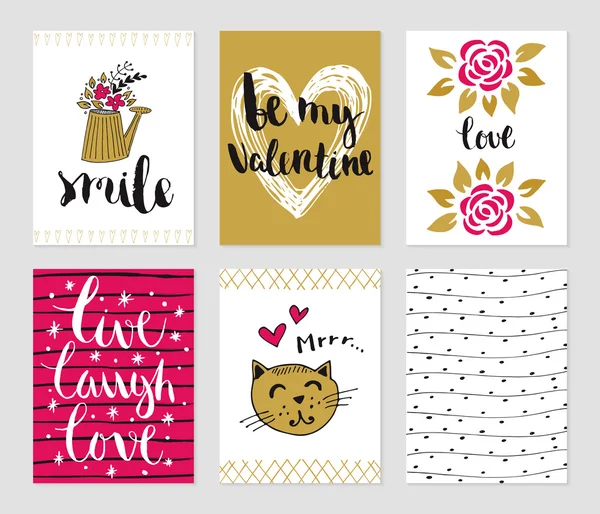 Valentines day and romantic collection — Stockvector