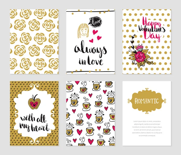 Valentines day and romantic collection — Stockvector