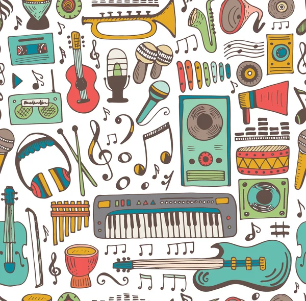 Müzik doodle koleksiyonu