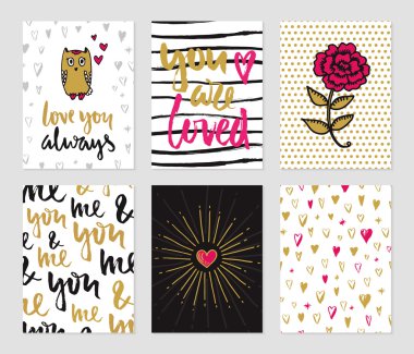 Romantik kartları koleksiyonu