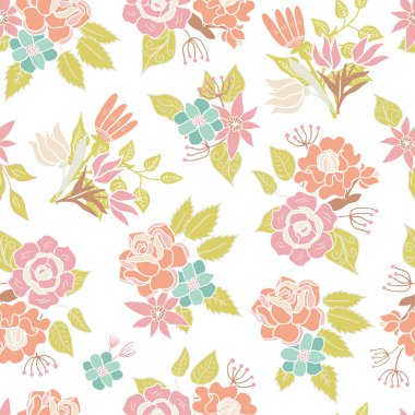 Kusursuz çiçek deseni