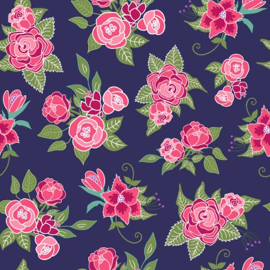 Kusursuz çiçek deseni