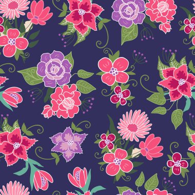 Kusursuz çiçek deseni