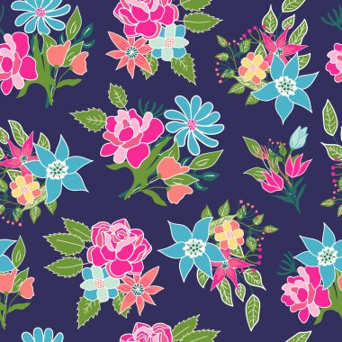 Kusursuz çiçek deseni