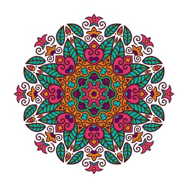 Vektör mandala süsleme