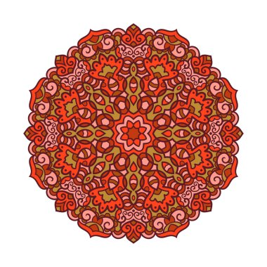Vektör mandala süsleme