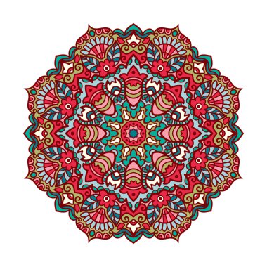 Vektör mandala süsleme