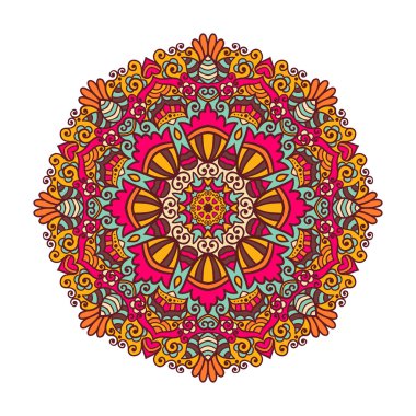 Vektör mandala süsleme