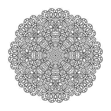 Vektör mandala süsleme