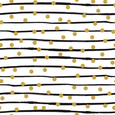 Elle çizilmiş Dikişsiz vintage desen