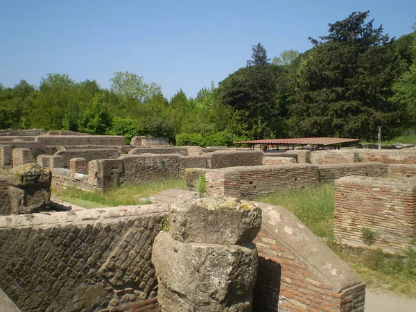 Ruïnes Van Oude Stad Ostia Antica Italië — Stockfoto