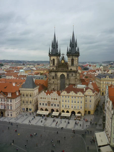 Prag 'ın Eski Kent Meydanı Panoraması