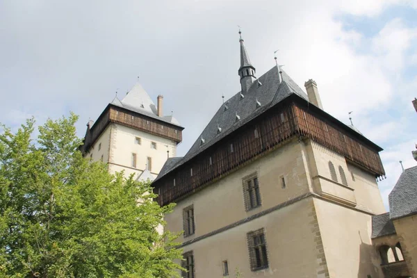 Detail Der Burg Karltejn Tschechische Republik — Stockfoto